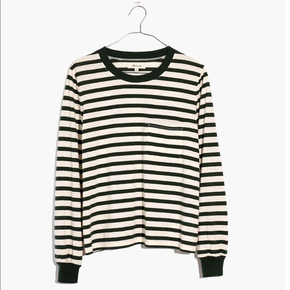 Madewell Striped Long Sleeve T-shirt